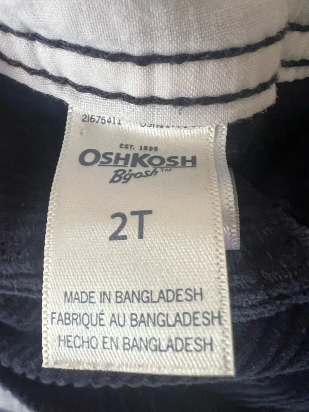OshKosh B’Gosh Navy Corduroy Overalls | 2T